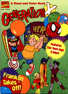 Generation X Coloring Book Cover